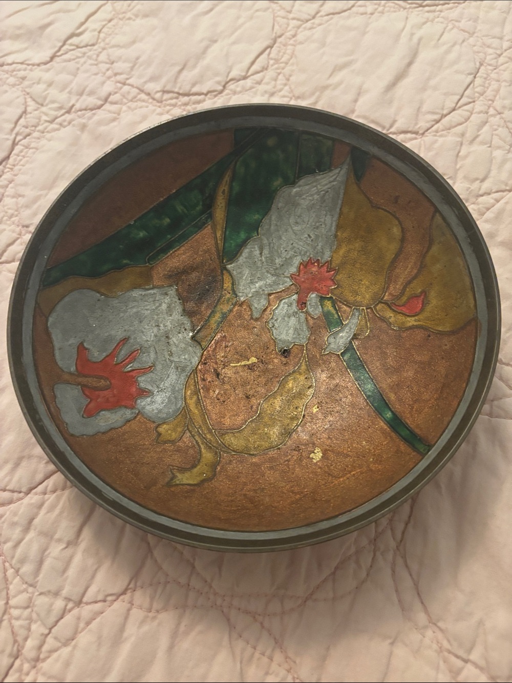 Vintage Solid Brass Made in India Bowl